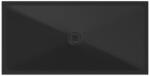 SAPHO GSI EXTRA FLAT zuhanytálca, ExtraGlaze, 140x70x2cm, matt fekete (46140726) (46140726)