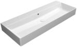 SAPHO GSI KUBE X kerámiamosdó, 120x47cm, furat nélkül, ExtraGlaze (9424011) (9424011)