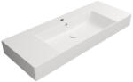 SAPHO GSI KUBE X kerámiamosdó, csiszolt alsó szélekkel, 120x47cm, matt fehér (94529109) (94529109)