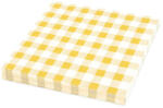 Wimex - Törlőkendő 1-rétegű 33 x 33 cm kockás sárga 100 db