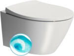  Sapho Gsi Modo Swirlflush fali WC csésze 37x34x52 cm, DualGlaze bevonat, matt fehér 981609 (981609)