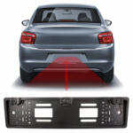 Carguard Rendszámtábla keretbe épített tolatókamera + szenzorok - 12V (55069D) (55069D)