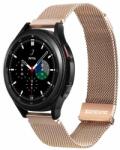 Huawei Watch GT3 (46 mm) okosóra szíj - Dux Ducis Milanese - mágneses arany fémszíj (22 mm) - tokgalaxis
