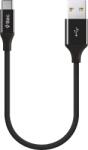 Ttec Кабел ttec AlumiCable Type C Charge / Data Cable, 2.0, 30 cm - Черен