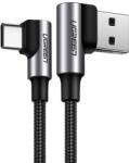 UGREEN Cablu unghiular USB la USB-C UGREEN US176, 3A, 1m (negru) 20856