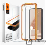 Spigen SAMSUNG Galaxy S23 FE (SM-S711), SPIGEN ALM FC üvegfólia, Átlátszó, 2db, 2.5D, 9H, Sík részre (AGL06986)