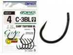 Owner Hooks Carp C-3 2 Füles, Szakáll Nélküli Pontyozó Horog 5db (OC3BL-2)