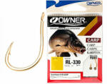 Owner Hooks 50330 Cut Gure 2 Lapkás, Szakállas Előkötött Pontyozó Horog 10db (ORL330-2)