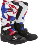 Alpinestars Tech 7 Enduro Drystar Honda motoros csizma fekete-kék-fehér-piros