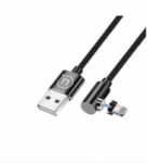 USAMS USB Lightning Apple kábel 1m Mágneses/Fekete Usams SJ444B