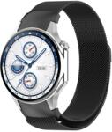  MILANESE Fém szíj a OnePlus Watch 3 / Watch 2 fekete
