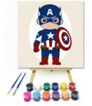  Kicsi kapitány jelmezben - gyerek számfestő készlet