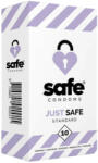 Safe Just Safe - стандартен презерватив - ванилия - 10 броя - lovesexshop