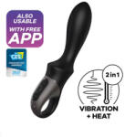 Satisfyer Heat Climax - анален вибратор с подгряване, управляван чрез приложение (черен)