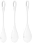Satisfyer Yoni Power 1 - комплект вагинални топчета гейша - бял - 3 броя