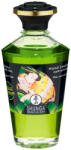 Shunga - масло за масаж с затоплящ ефект - зелен чай - 100 мл - lovesexshop