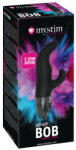 mystim Hop Hop Bob E-Stim - акумулаторен електровибратор (черен) - lovesexshop