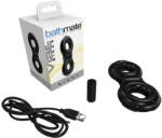 Bathmate Vibe Ring Eight - акумулаторен вибриращ пенис пръстен (черен)