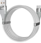 Dudao Cablu de date Dudao L1xsT, USB - Type-C, Suport organizare magnetic, 1m, Gri