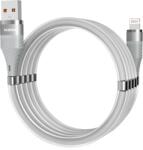 Dudao Cablu de date Dudao L1xsL, USB - Lightning, Suport organizare magnetic, 1m, Gri