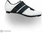 fizik Tempo Powerstrap R5 kerékpáros cipő, fehér/fekete (EU 47)