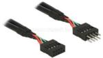 Delock USB 2.0 tűs fejléc hosszabbító kábel 10 tűs apa / anya 10 cm (DL83872) (DL83872)
