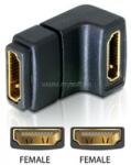 Delock adapter HDMI anya > HDMI anya 90 lefelé (DL65075) (DL65075)