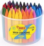 Jovi Jumbo Easy Grip Case Triangular Wax Crayons Creioane cu ceară Culori asortate 72 buc (973/72)