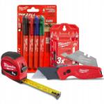 Milwaukee 4932492094 Compact Set - 56 piese, scule de mana, marker, ruleta, cutter (4932492094) Trusa unelte