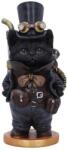 Nemesis Now Statuetă Nemesis Now Adult: Steampunk - Steamsmith's Cat, 19 cm (U5842U1) Figurina