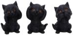 Nemesis Now Set de statuete Nemesis Now Adult: Humor - Three Wise Kitties, 8 cm (U5486T1) Figurina