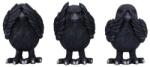 Nemesis Now Set de statuete Nemesis Now Adult: Humor - Three Wise Ravens, 8 cm (B6023V2) Figurina