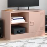 vidaXL rózsaszín acél TV-szekrény 67 x 39 x 44 cm (841693)
