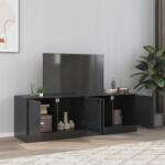 vidaXL 2 db fekete acél TV-szekrény 67 x 39 x 44 cm (841632)
