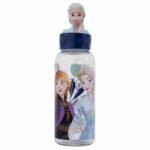 Stor 3D műanyag palack Disney Frozen figurával, 560ml, 74854