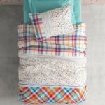 Cottonbox® Lenjerie pat 1persoana cu elastic bumbac, Cotton Box, Baniti Buline Lenjerie de pat