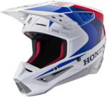 Alpinestars S-M5 Honda motocross sisak kollekció fehér-kék-piros