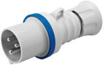 Gewiss GW60015H ipari csatlakozó lengő dugvilla egyenes 3P (2P+F) 32A IP44, 200-250V 50/60 Hz, csavaros csatlakozás (GW60015H)