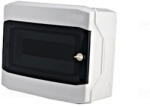 Schrack BK080202 falonkívüli kiselosztó 1 soros, 12KE, átlátszó ajtó, IP65 (BK080202)
