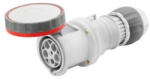 Gewiss GW62060H ipari csatlakozó lengő dugalj egyenes 4P (3P+F) 125A IP67, 380-415V 50/60 Hz, csavaros csatlakozás (GW62060H)