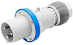 Gewiss GW61016H ipari csatlakozó lengő dugvilla egyenes 3P (2P+F) 63A IP44, 200-250V 50/60 Hz, csavaros csatlakozás (GW61016H)