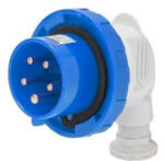 Gewiss GW60119 ipari csatlakozó lengő dugvilla 90° 3P (2P+F) 32A IP67, 200-250V 50/60 Hz, csavaros csatlakozás (GW60119)