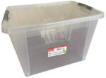 Heidrun Europlastic Heidrun Clipbox Lite átlátszó tárolódoboz 45L gurulós (607)
