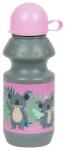 DERFORM Sticlă de apă fete, BackUP model cu coala, roz-gri