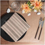 Mapelor Újrahasznosított textúrált szalvéta "Antilla fekete" 40x40 cm 50 lap/csomag - Mapelor