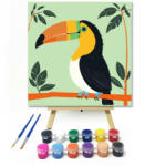  Zöld lombozat között - gyerek számfestő készlet