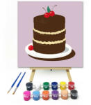 Számfestő Csoki torta - gyerek számfestő készlet (szamkid310)