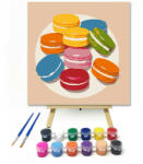 Számfestő Szivárvány macaronok - gyerek számfestő készlet (crea_gyerek_591)