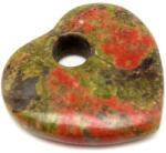 R. M. ékszer Unakit fánk szív 30x28mm (010313)