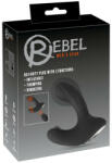 Rebel RC - анален вибратор с дистанционно и помпа - черен, акумулаторен
